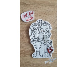 Stickdatei - Beauty Girls - Schminktisch